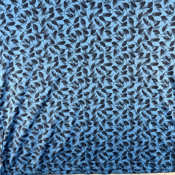 Jack Nicklaus Golf Polo Men L Blue Pattern StayDri Performance Shirt Lightweight - Picture 4 of 7